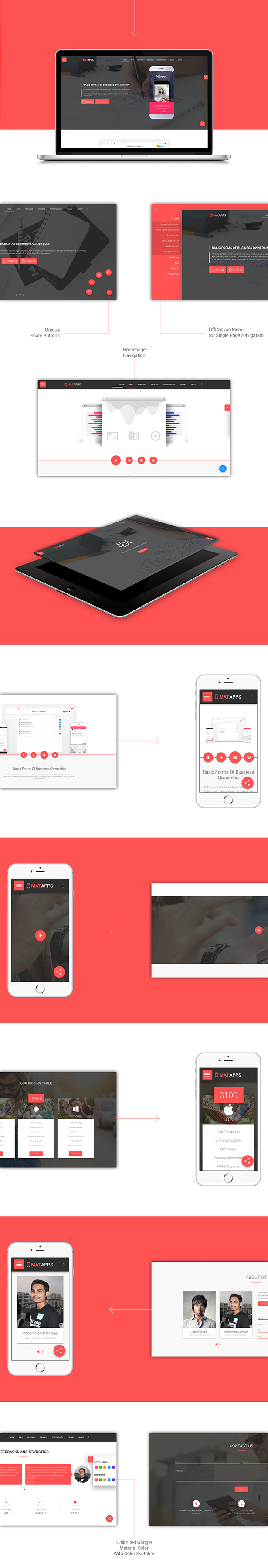 App Landing Page