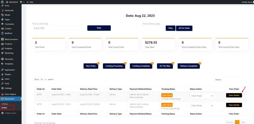 find a print button to print the invoice