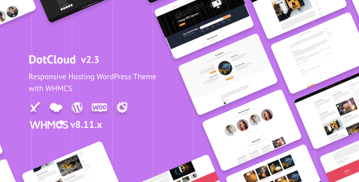 DotCloud, Web Hosting WordPress Theme