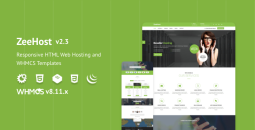 ZeeHost | Responsive HTML5 WHMCS Hosting Template