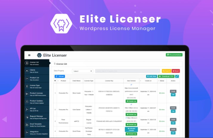 Elite-Licenser-Software-License- -Manager-for-WordPress