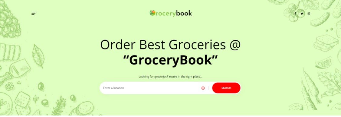 GroceryBook - Online Grocery Shopping & Delivery Management System for WordPress