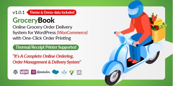Online Grocery Shopping Delivery Management System for WordPress