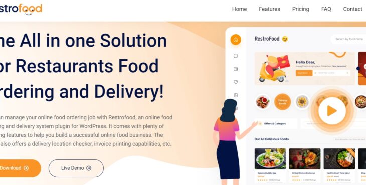 Restrofood best fod ordering and delivery system plugin 730x370