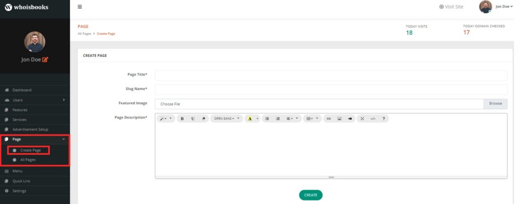 Page WhoisBooks Domain Whois Lookup PHP Script