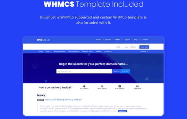 WHMCS-Template-Included