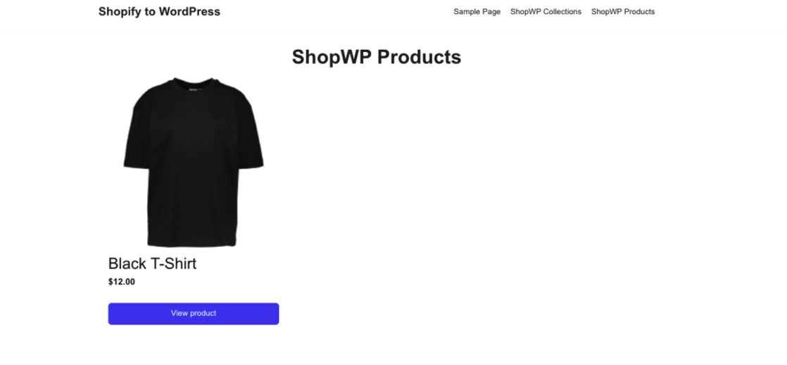 Integrate Shopify with WordPress