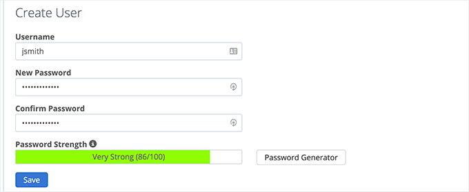 create-username-password