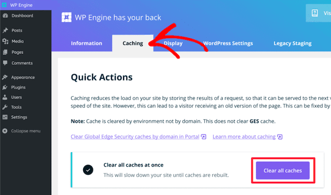 wp-engine-clear-cache-files-in-wordpress