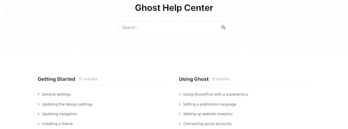 ghost-help-center