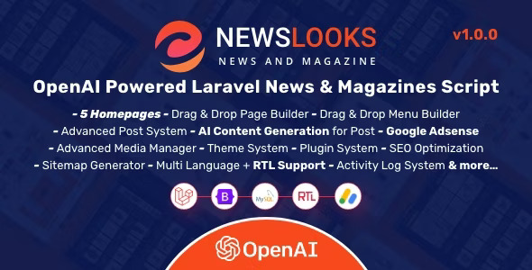Laravel News & Magazines Script