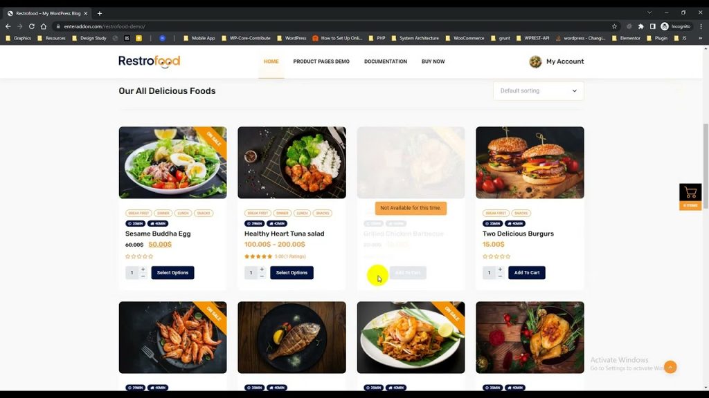 Restaurant Website Design