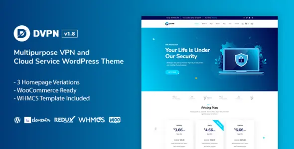 DVPN  Multipurpose VPN WordPress Theme