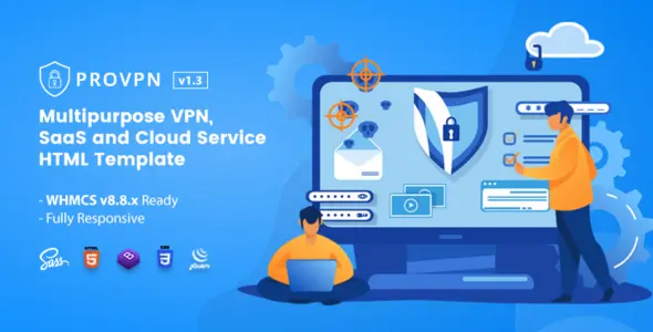 Provpn | Multipurpose VPN HTML Template with WHMCS