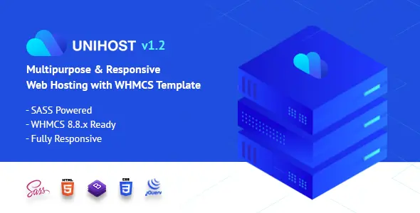 Unihost  Responsive Web Hosting and WHMCS Template