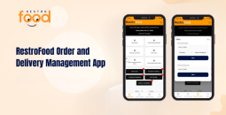 RestroFood Order and Delivery Management Application 255x130