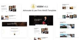 Adalot - Multipurpose Attorney and Lawyer Website Template
