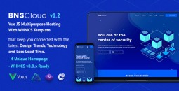 BNSCloud - Vue JS Multipurpose Hosting Template