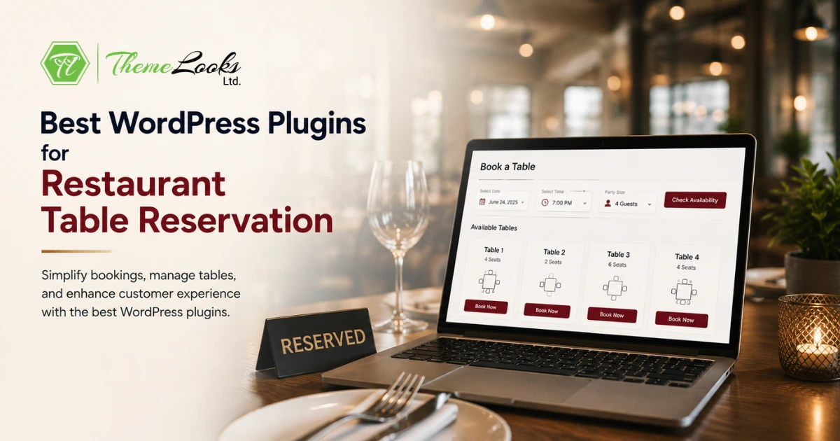 Best WordPress Plugins for Restaurant Table Reservation