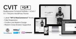 CVIT - Multipurpose vCard, CV, Resume, Portfolio WordPress Theme