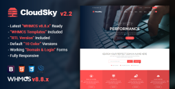 CloudSky - Multipurpose WHMCS and Domain Hosting Template