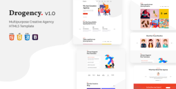 Drogency - Multipurpose Creative Agency Website Template