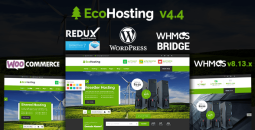EcoHosting - Responsive Web Hosting WordPress Theme with WHMCS Integration