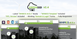 GREENSSD - Multipurpose Technology, Hosting Business with WHMCS Template