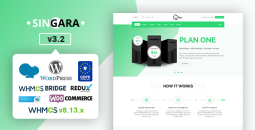 Singara - Multipurpose Hosting WordPress Theme with WHMCS