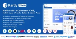 Kartly - Multivendor eCommerce CMS with Mobile App, Seller and Admin Panel