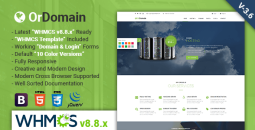OrDomain - Responsive HTML5 WHMCS Hosting Template