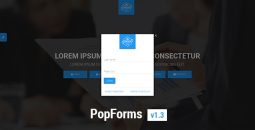 PopForms - Material Design Responsive Bootstrap Modal Form Template