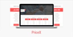 PriceX - Material Design Pricing Table Template