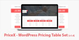 PriceX - Material Design WordPress Pricing Table Plugin