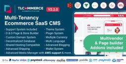 TLCommerce SaaS - Laravel & VueJS Powered Multi-Tenancy Ecommerce SaaS Platform