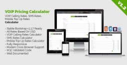 VOIP Pricing Calculator jQuery Plugin – Calling, SMS & Mobile Top-Up Rates