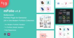 mFolio - WordPress Portfolio Plugin for Elementor